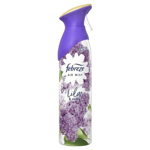 اسپری خوشبو کننده هوا febreze مدل lilac violet حجم 300 میلی لیتر